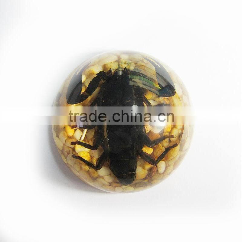 Promotional gifts clear semicircle crystal desktop ornament