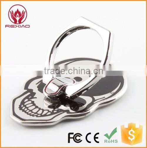 Metal Stainless Steel Skull Ring Holder Stand for iPhone 7, 6, 6s, 6s Plus, Samsung Note 5, Note 4, S5