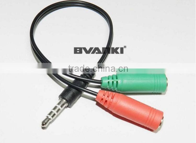 new products 2016 3.5mm jack 1male to 2 female car aux audio usb cable audio cable bulk buy from china free samples