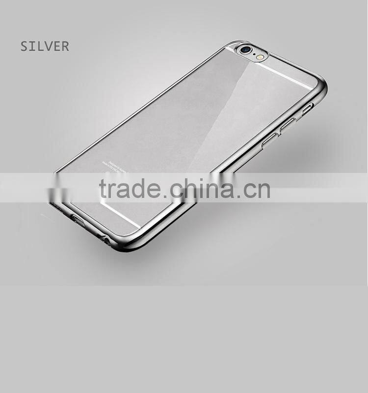 for iphone 2016 tpu electroplate with high quality and small MOQ