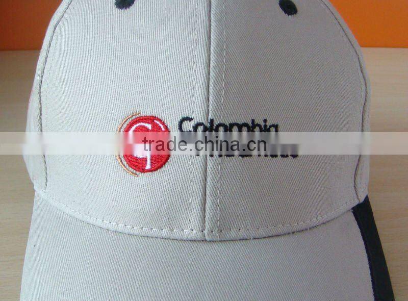 100% cotton promotion hat with embroidery logo