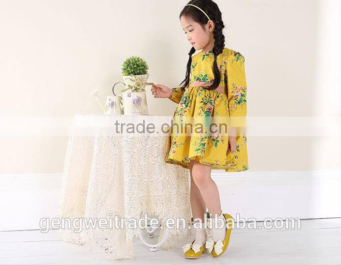 2015 Country Style Girl Princess Shoes Kids Single Shoes Children Best Choice