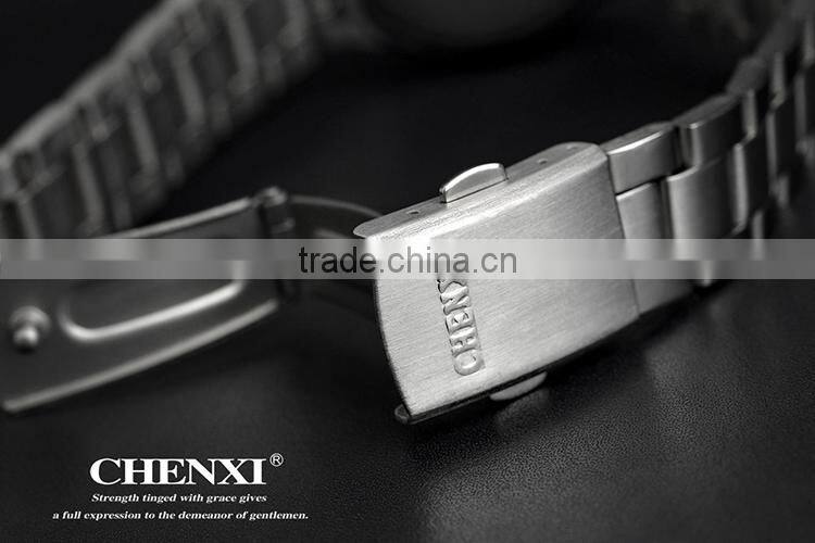 2016 Newest hot China quartz wrist watches fashion stainless steel men's sport watches 019AMB