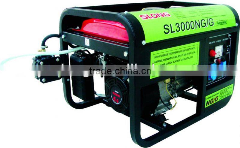 Home use LPG, Natural gas, gasoline generators 1.5~6.0kw at 50hz