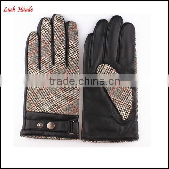 Men's fashion dressing leather gloves hand gloves manufacturers in china