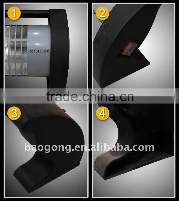 1200W Popular Portable quartz wall mounted heater