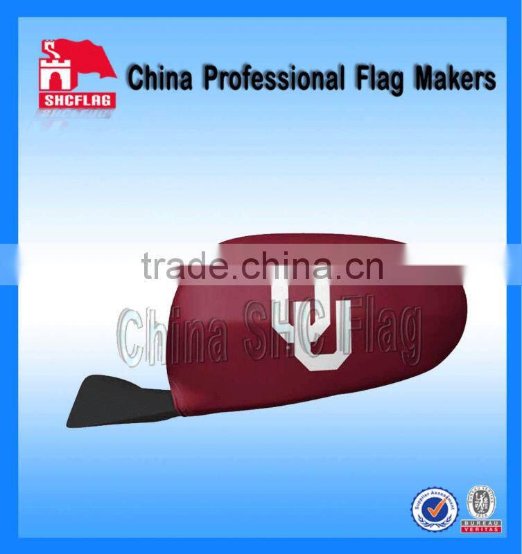 Country logo design car mirror cover flag for promotion