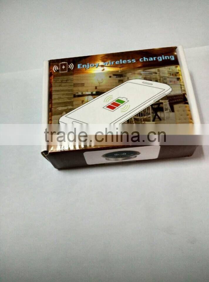 QI wireless desktop charger for office desk phone charging