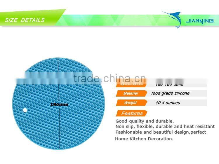 Silicone Trivet Mat, Hot Pads,Cup Insulation Mat, Non-slip Mat, Flexible, Durable,Heat Resistant