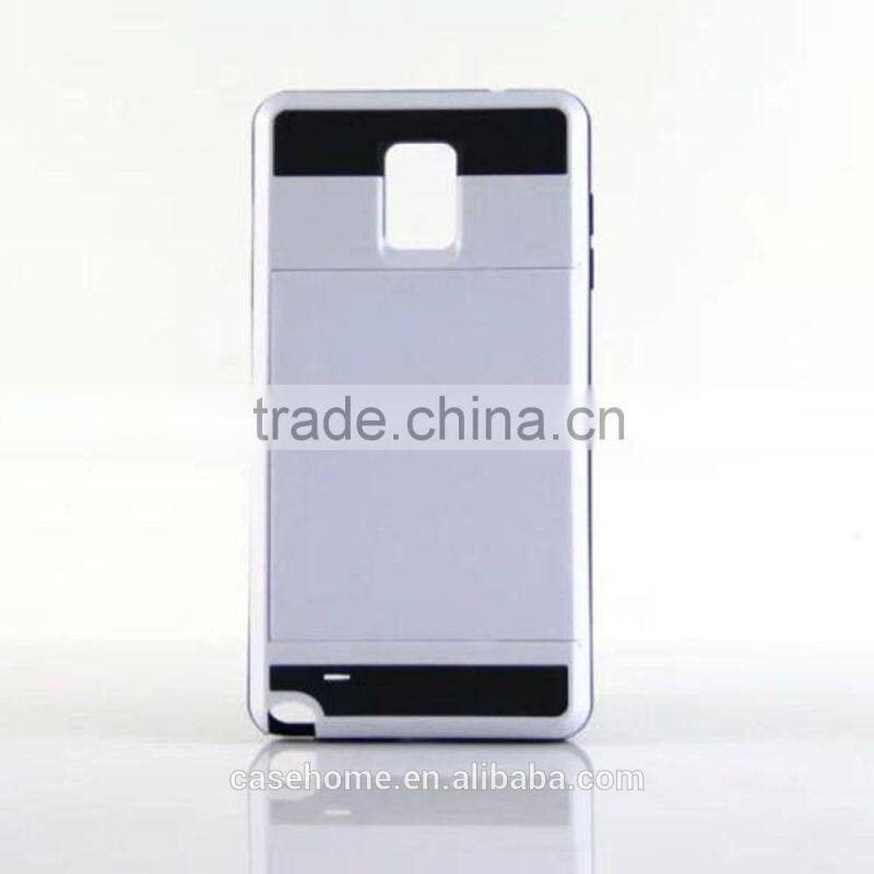 Card pocket Wallet ShockProof Slim Hybrid case cover for Samsung Galaxy Note4