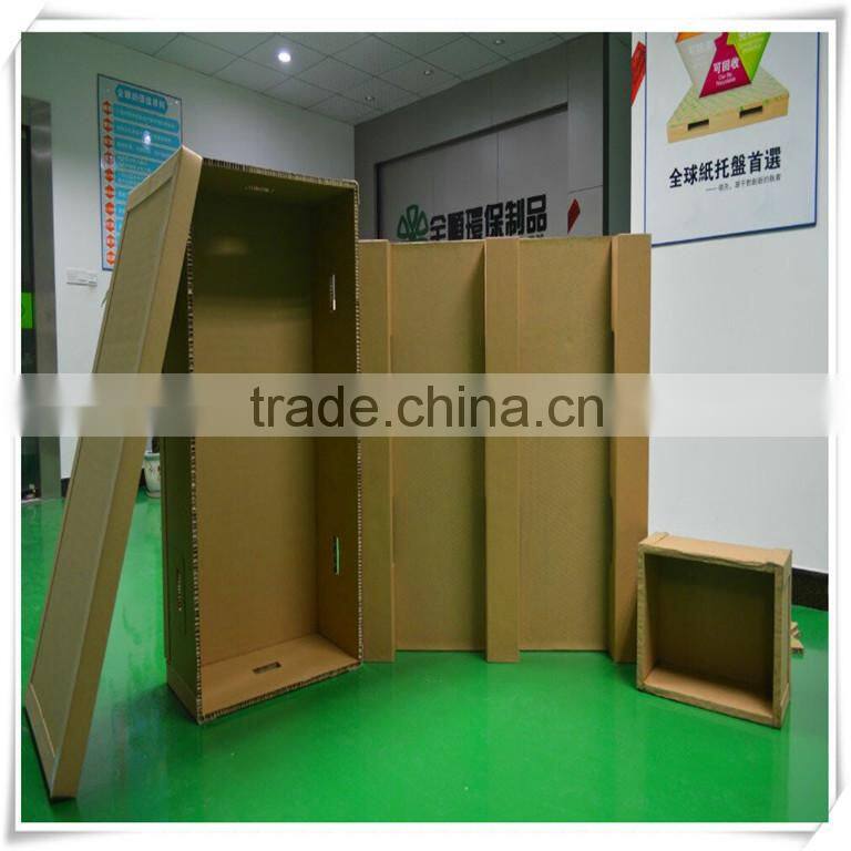 Easy assmble paper box,save transportation room honeycomb carton for sale