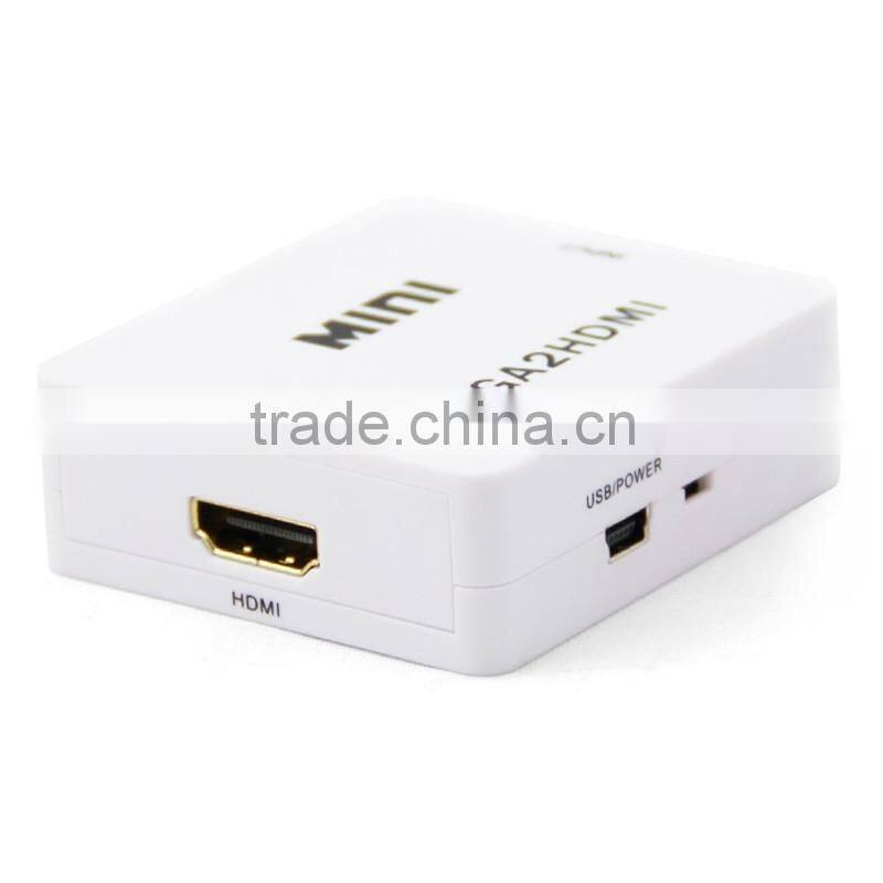 Full 1080P audio vga to hdmi converter cable