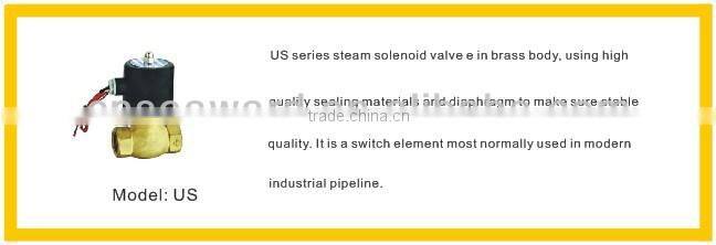 2/2 way AB direct action series Solenoid Valve (air/water/steam) water valve ISO9001
