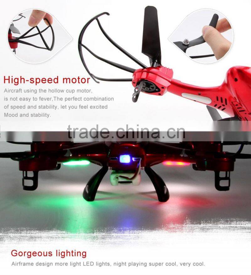 New Arriving! X300-2C 2.4G 4CH 6Axis RC Quadcopter With 720P HD Camera With Headless Mode Colorful LCD Screen Controller