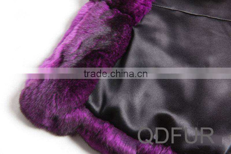 QD23117 chinchilla Fur Jacket