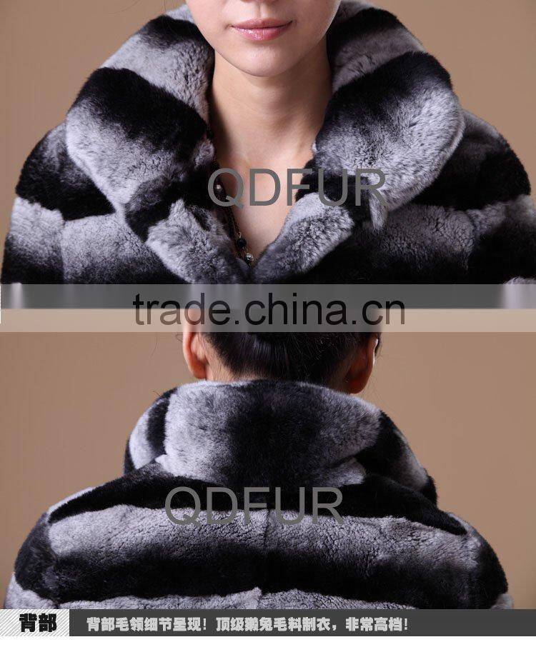 QD22126 Desigual Rex Rabbit Fur Adult Women Coats Chinese Online Clothing Store