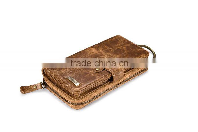 Icarer Genuine Leather Classical Clutch Wallet Bag MT-5508