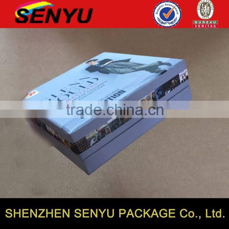 Foil Stamping Hard Cardboard Packaging Boxes Bottom and Lid