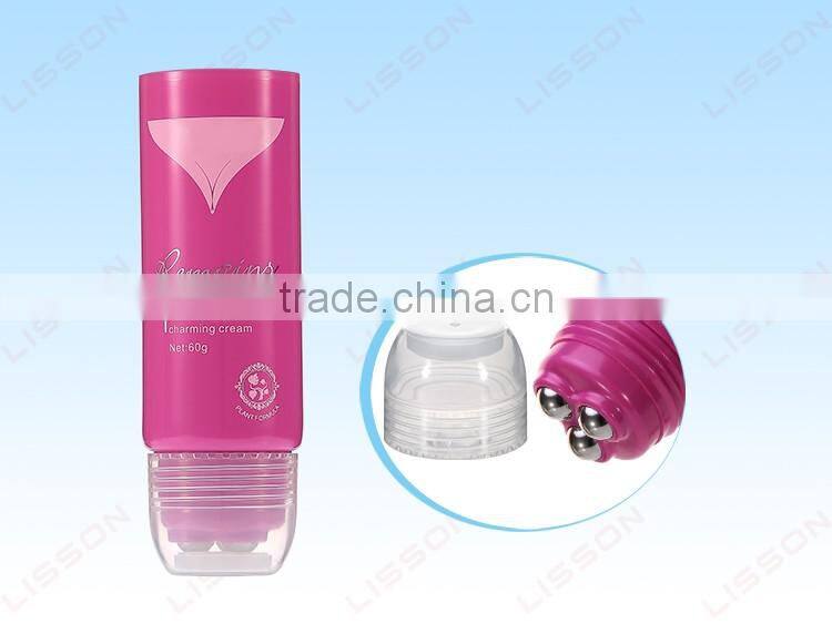 70ml to 180ml PE Tube with Stainless Roller for Massage Cream