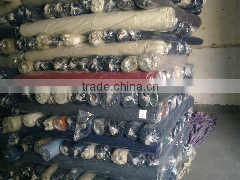 Cotton stretch lycra twill fabric stock
