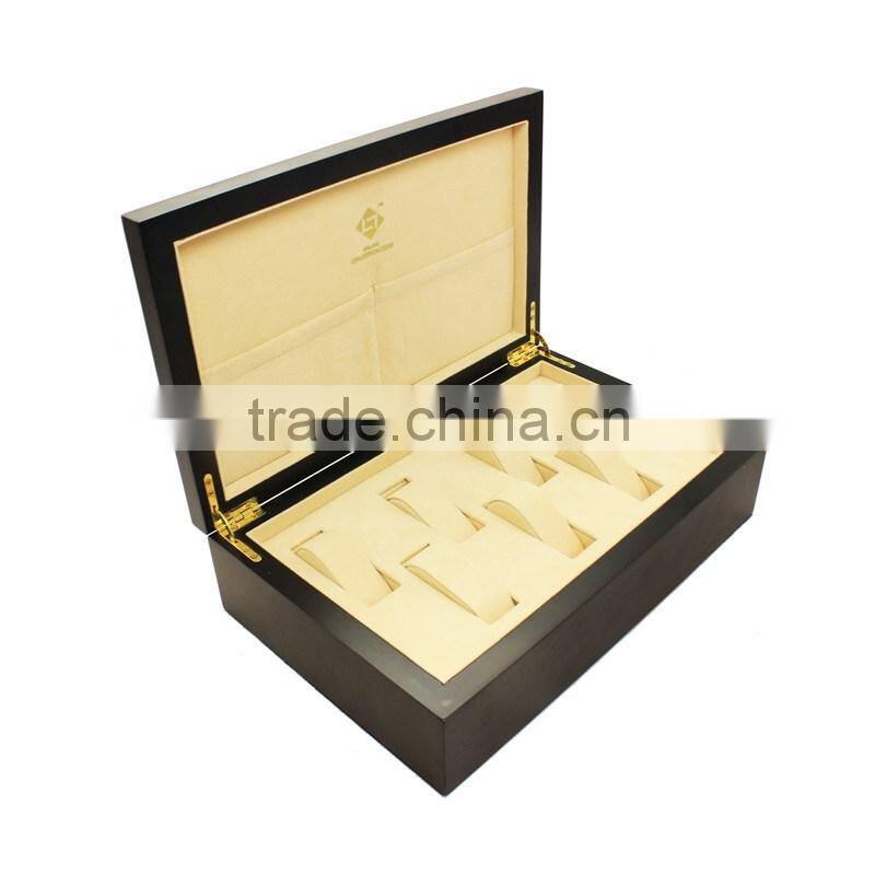 2016 New black watch box modren wooden watch box display CY-ZU1