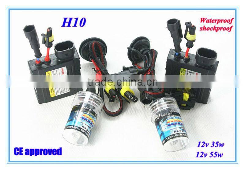 2013 Hottest Sale! Defeilang Real Factory HID xenon converse kit H10 super slim ballast high quality AC/DC 12V 24V 35W 55W