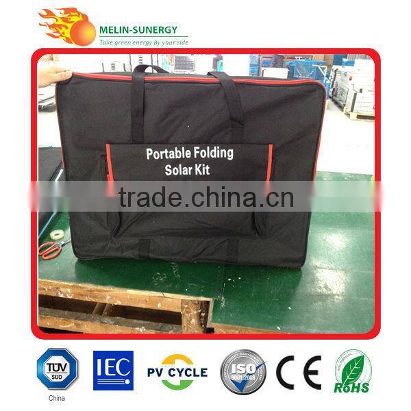 160W folding solar panel kit