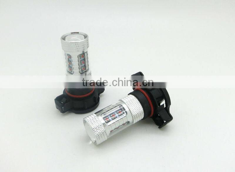 super bright yellow light CREEE XBD 80W LED fog light bulb H16 5202 PSX24W