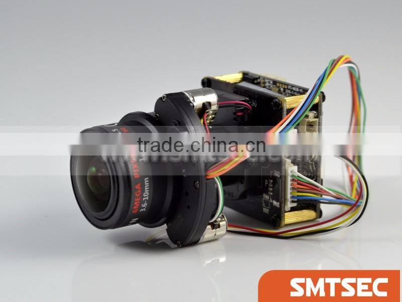 SMTSEC SONY IMX178 Hi3516A H.265 5.0mp real time IP Camera module PCB Board Audio USB POE Wifi Motorized zoom, DIY (SIP-E178A)