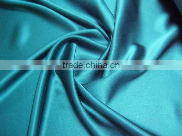 100% silk crepe satin fabric