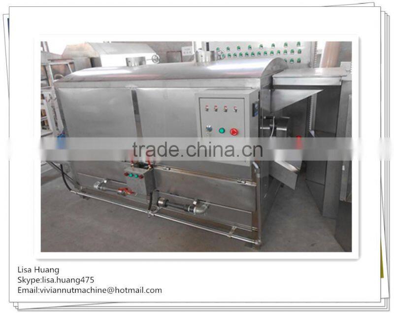 hot sale automatic blanched groundnut making machine(roasting-peeling) manufacture