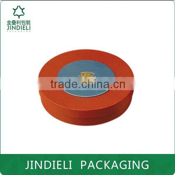 round red paper food packaging box for gift