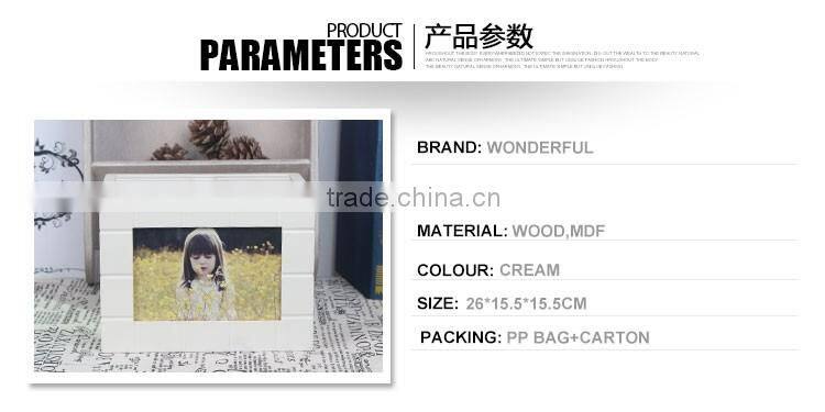 W131008 white family photo frame tree with box drawer put iin many photos