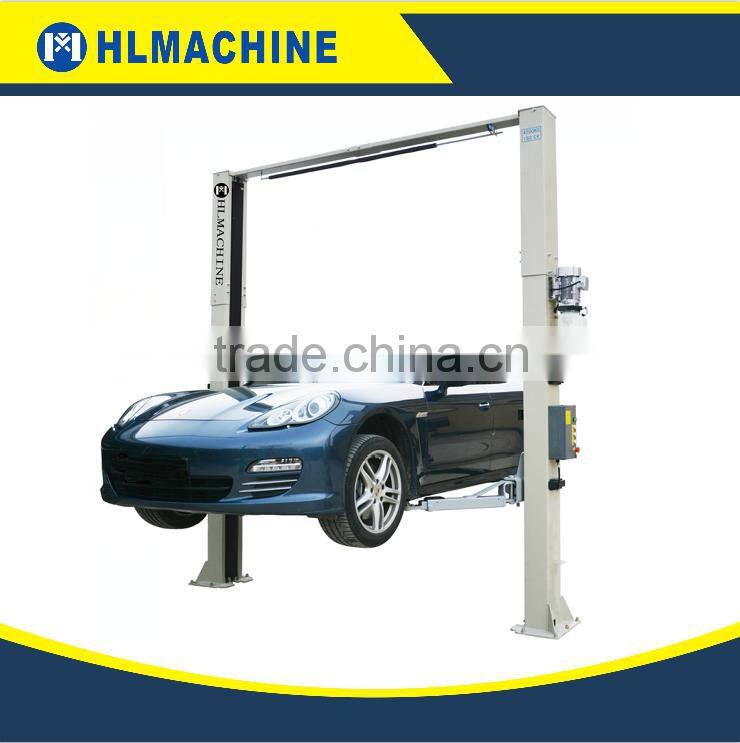 Clear floor two post car lift electric release original manufacturer