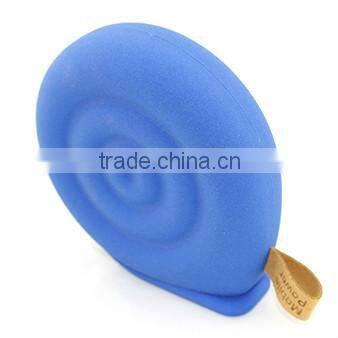 High quality cartoon snail shape dual USB power bank 7800mah