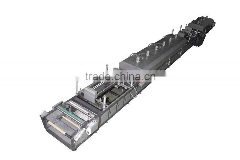 hot sale two color non-woven bag printing non woven fabric screen printing machine