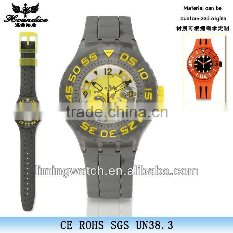 Customize promotion watch silicone watch with your logo wholesale