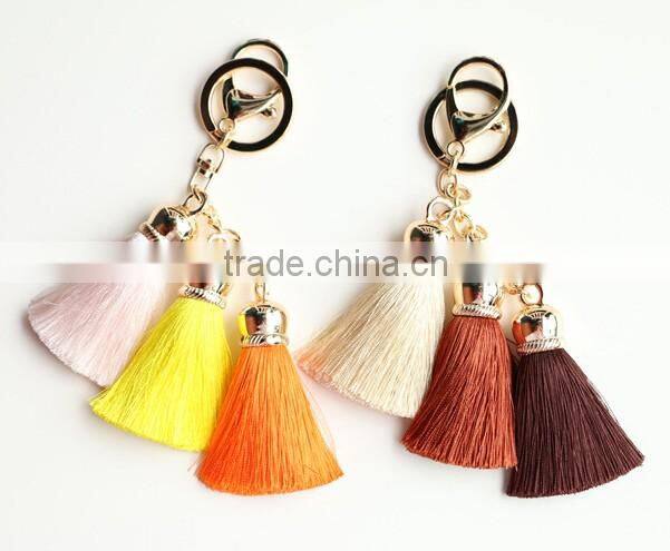 Gradiente Tassel Keychain Key Fob with Lobster Clip Bag Accessories