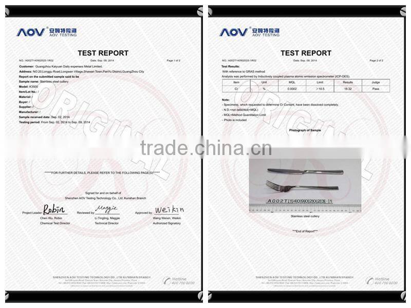 Made in China guangzhou stainless Steel Flatware set wholesale