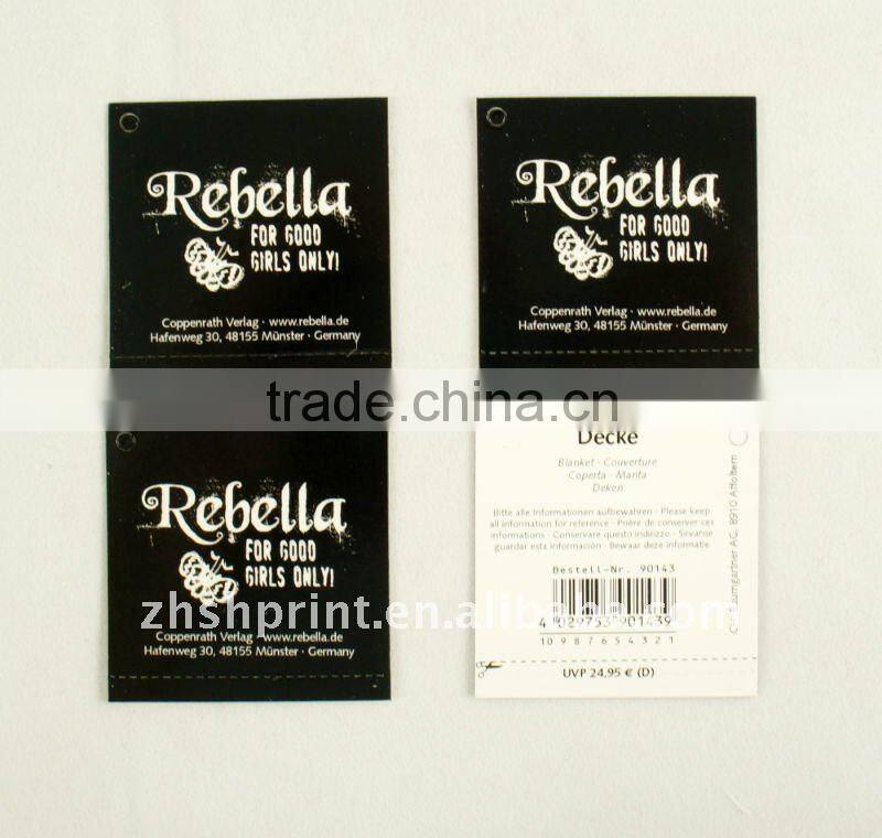 High quality hangtag