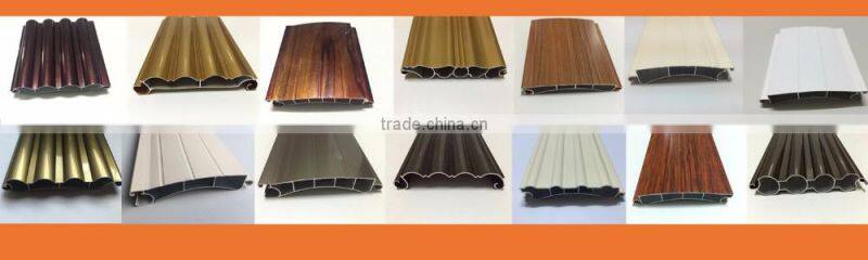 Aluminum roller shutter door profile for Kuwait/Aluminum vertical roller shutter door profile/Aluminum roller door profile