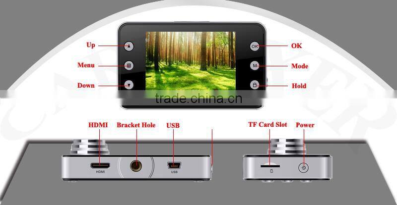 2014 Carmaxer OEM PIP HD Dual Camera car black box with backup camera