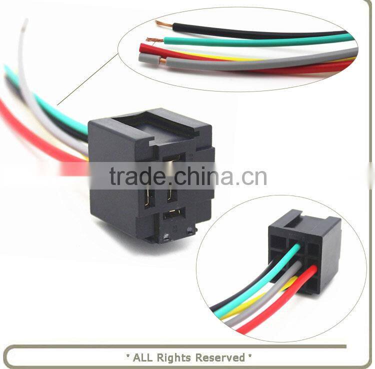 Blue color non water-proof automotive alarm relay 12V 24V 40A relay
