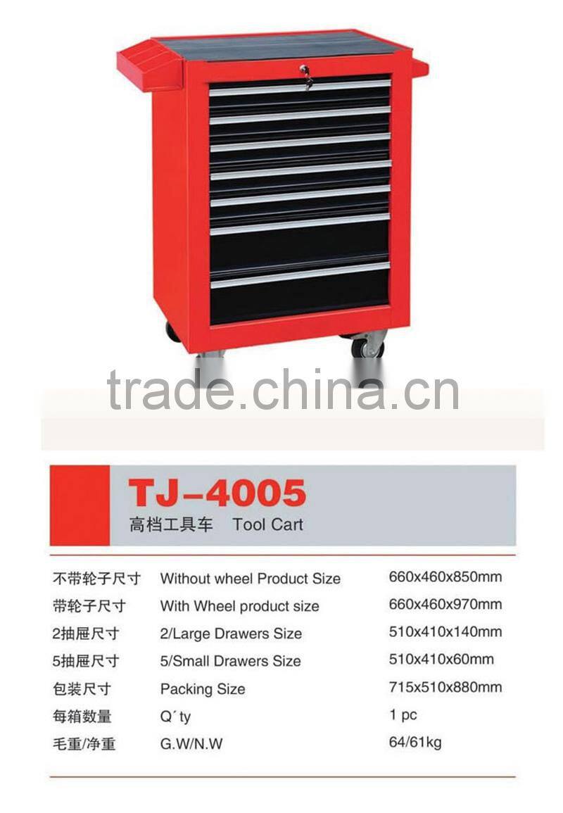 7 drawer tool cart cabinet with wheels