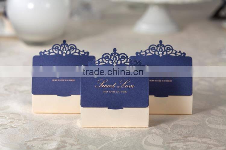 the western style high quality beautiful papercard candy box