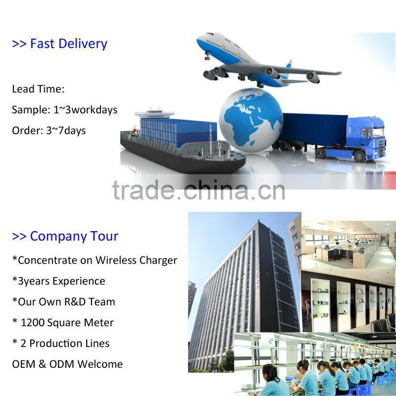 Shenzhen Powerqi factory supply hot selling 3 coil Qi-enabled foldable wireless docking station for smart phones (T-310)