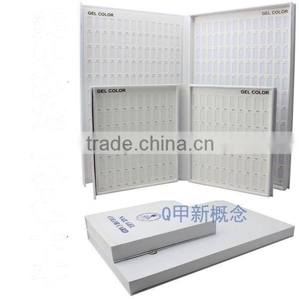 Luxury custom packaging paper box for nail gel color card