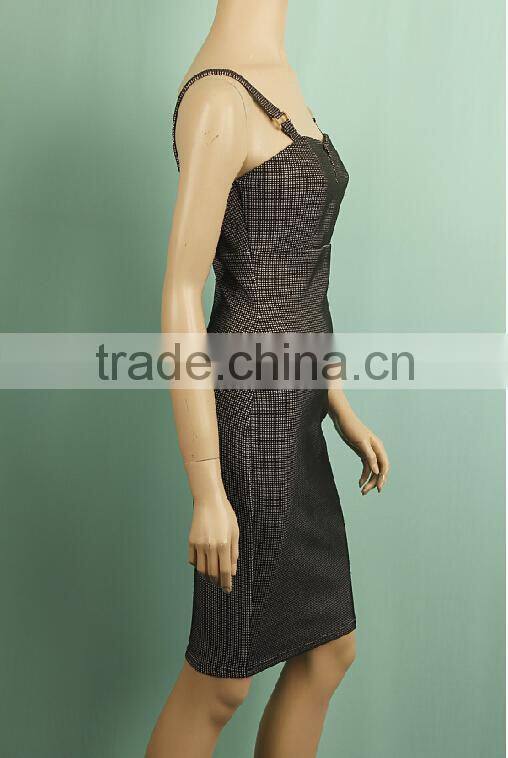 Spring season sexy backless bandage adult lady girls party dress WD150432058