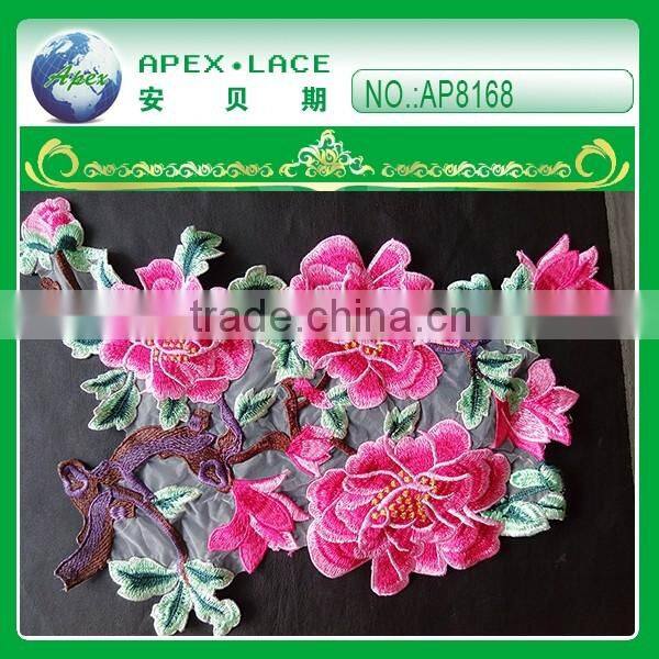 New arrival embroidery colorful neck lace AP8168