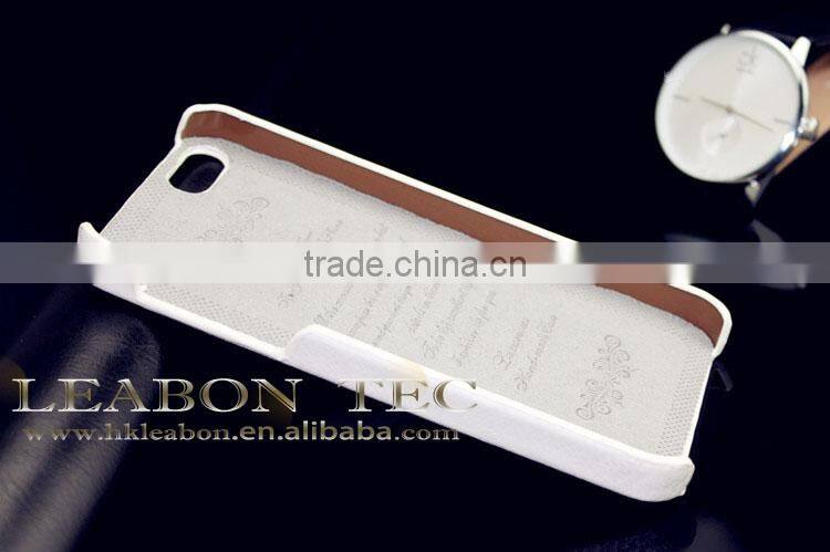 genuine leather phone case, ultra slim hard back case for iphone 5 5s, factory price